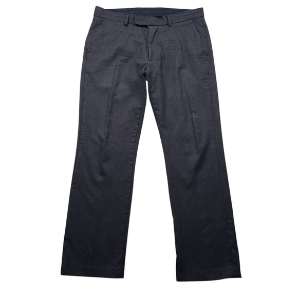 Gap Other - Gap 100% Wool Dress Pants Mens 38 Gray Tweed  Straight Fit Trouser Slacks